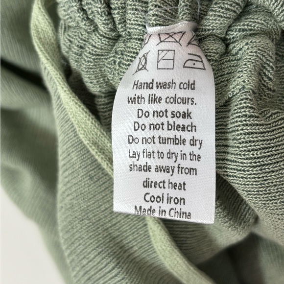 LIONESS Military Minds Long Sleeve Mini Dress Sage - Excellent Condition - XS - Picture 9 of 9